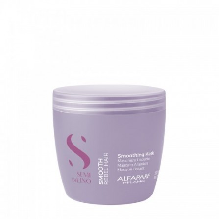 ЗАГЛАЖДАЩА МАСКА ЗА ЦЪФТЯЩА И НЕПОКОРНА КОСА ALFAPARF SEMI DI LINO SMOOTH MASK 500ML